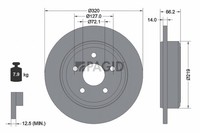 2X Pagid Bremsscheibe Voll Ø320Mm FüR Jeep Grand Cherokee III WH WK