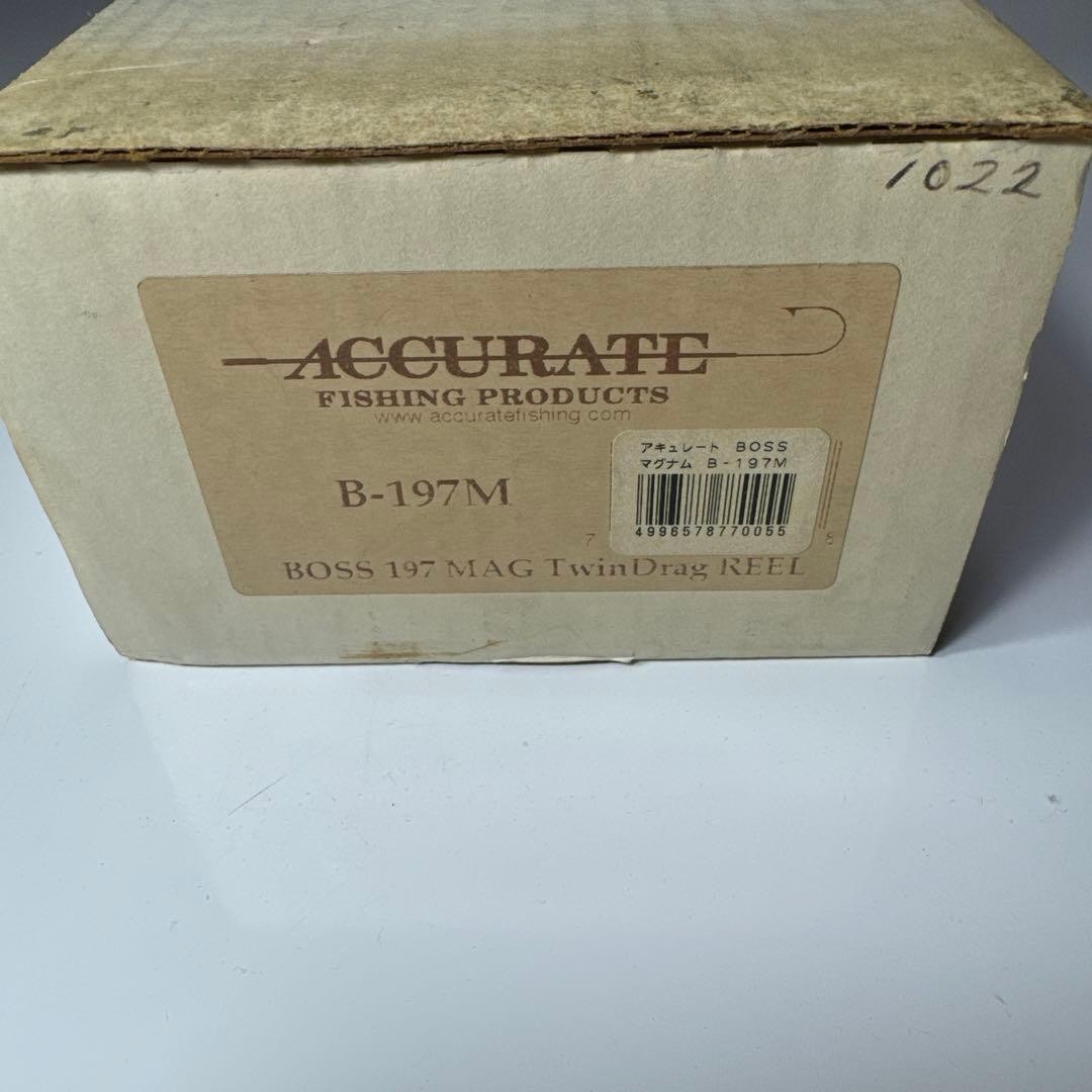 アキュレート ACCURATE BOSS 197MAGNUM ACCURATE BOSS 197MAGNUM Bait Fishing Reel | eBay