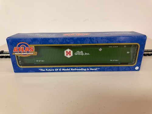 Contenedor ATLAS O Scale - Hub Group (Norfolk) #633630 Master Line 53 ft 3006307-3 | Condition: Used