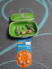 Phonak Aud o B90-13 hearing aids pair with telecoil and hard case.