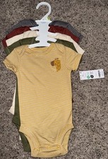 Carter's Short Sleeved Bodysuits 3 Months Set of 5 New with tags