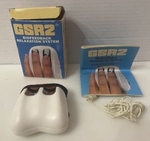 Vintage GSR2 Biofeedback Relaxation System Tested & Working 1978