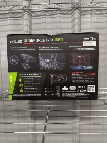 ASUS NVIDIA GeForce GTX 1650 4GB GDDR5 Graphics Card (PH-GTX1650-O4G) - Bild 3 von 7