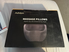 Adnbm Massage Pillow for Home Use, Gray/Black