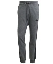 adidas men Essentials 3-Stripes Fleece Pants Size M