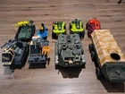 Large Lot Of 9 Gi Joe Vehicles 80s 90s Good Shape  Cobra Badger Thunderclap