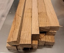 Long Oak pen blanks - Oak Hardwood 27x20x300mm X 12 | English Oak Blanks