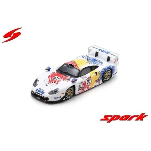 1:43 SPARK Porsche 911 Gt1 Evo #01 Daytona 1998 Mcnish Sullivan Muller US206 Mod - Image 2 of 2