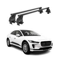 Menabo DachträGer GrundtäGer FüR Jaguar I-Pace 2018-2024 50Kg Stahl Schwarz 2X