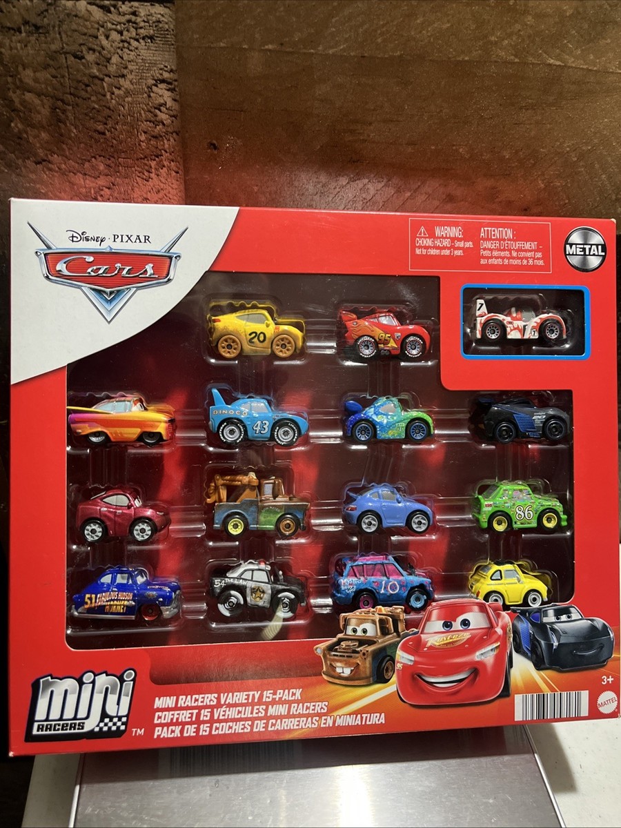 2022 Mattel Disney Pixar Cars Mini Racers 15 Pack with Shu