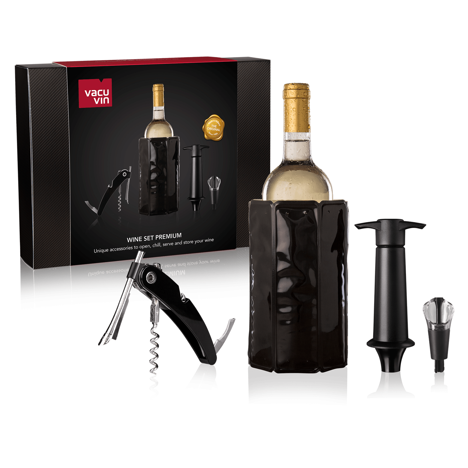 Vacu Vin WINE SET PREMIUM (4PC), GIFT BOX
