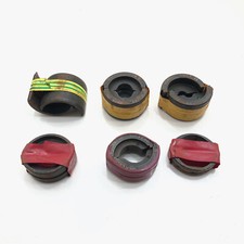 Burndy 6-Piece U-Type Die Set for Hydraulic Compression Crimping, Dark Steel