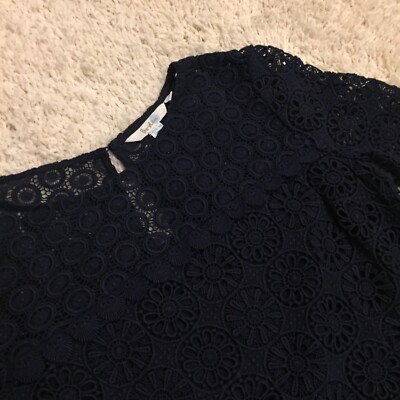 Boden Poppy Lace Shift Dress Navy Blue EUC Size US 4L UK 8L | eBay