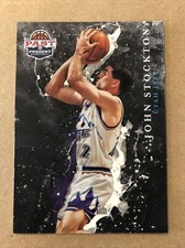 2011-12 Panini Past and Present Raining 3’s #20 John Stockton Basketball Card