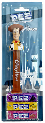 Disney Parks Exclusive Brown Pez Dispenser Toy Story Sheriff Woody 0.87oz