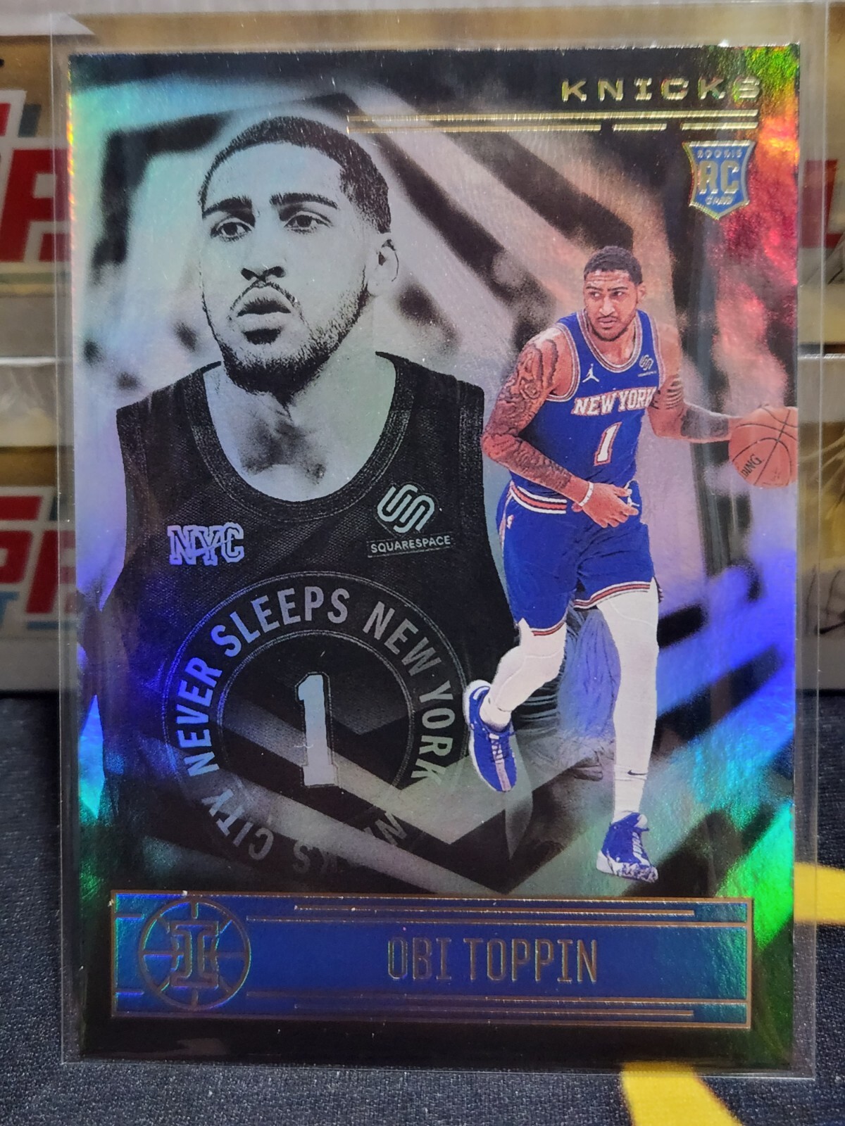 2020-21 Panini Illusions Basketball Obi Toppin Rookie Card #176 Knicks RC PWE