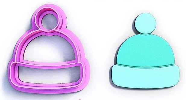 Polymer Clay Beanie Cutter Set for DIY Crafts-image