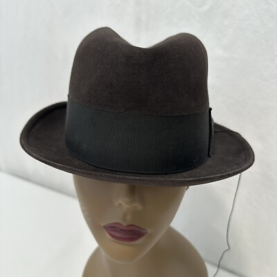Rare Vintage Dobbs Fifth Avenue Twenty Hat Guild Edge Sz 7 1/8