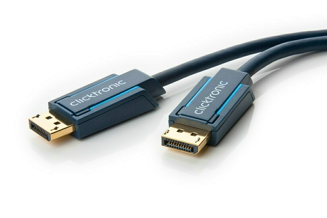 Thumbnail - Clicktronic Displayport Kabel 1.4 Audio/video 4k 8k 1m