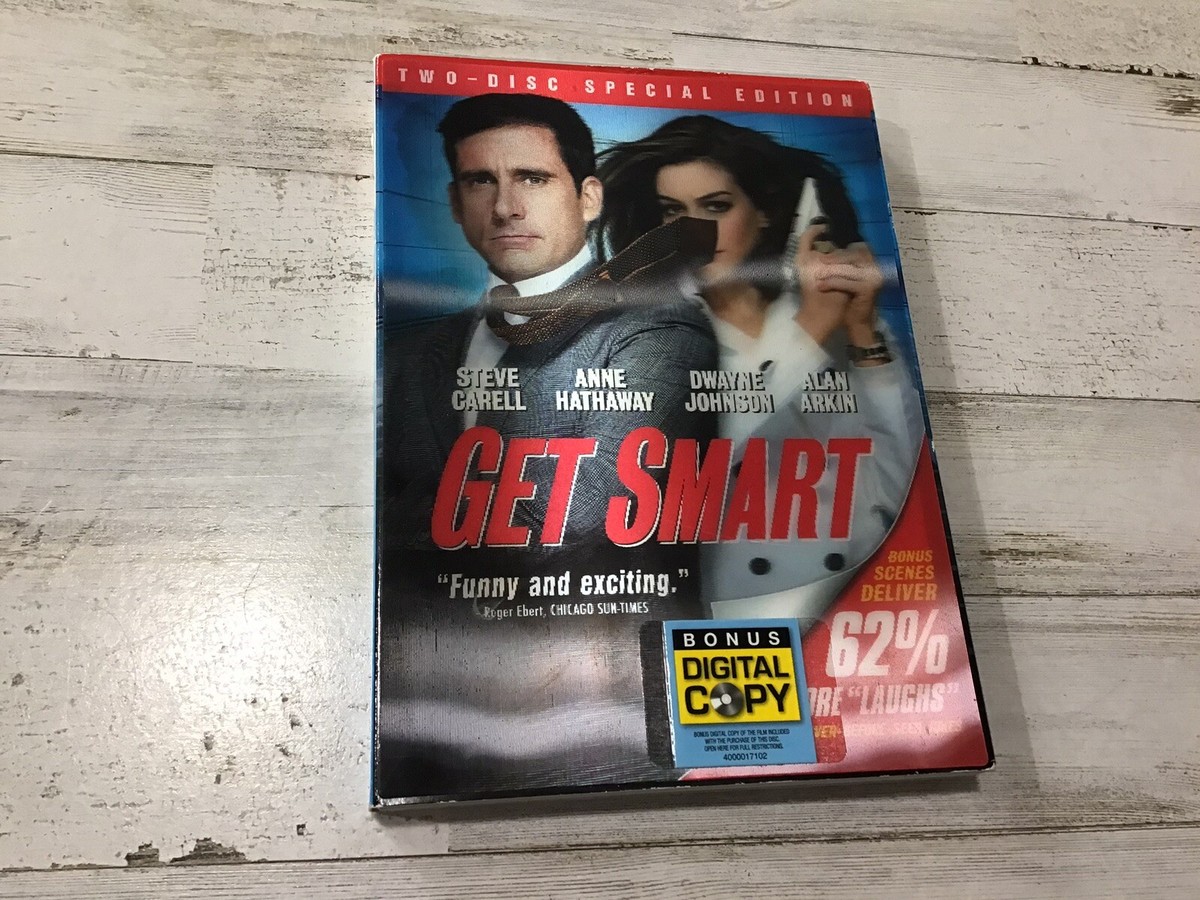 Get Smart 2 Disc Special Edition DVD 2008 Steve Carell Anne