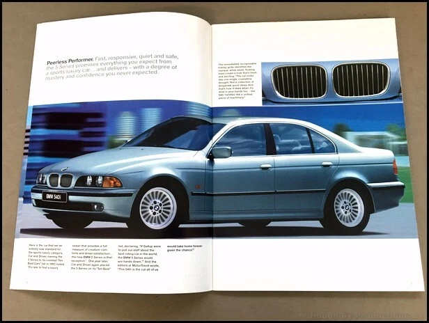 1998 BMW 528i 540i 42-page Original Car Sales Brochure Catalog Foto 3 de 4