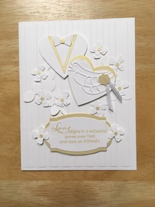 Handmade Fancy 50th Wedding Golden Anniversary Floral Card Made To Order Ebay