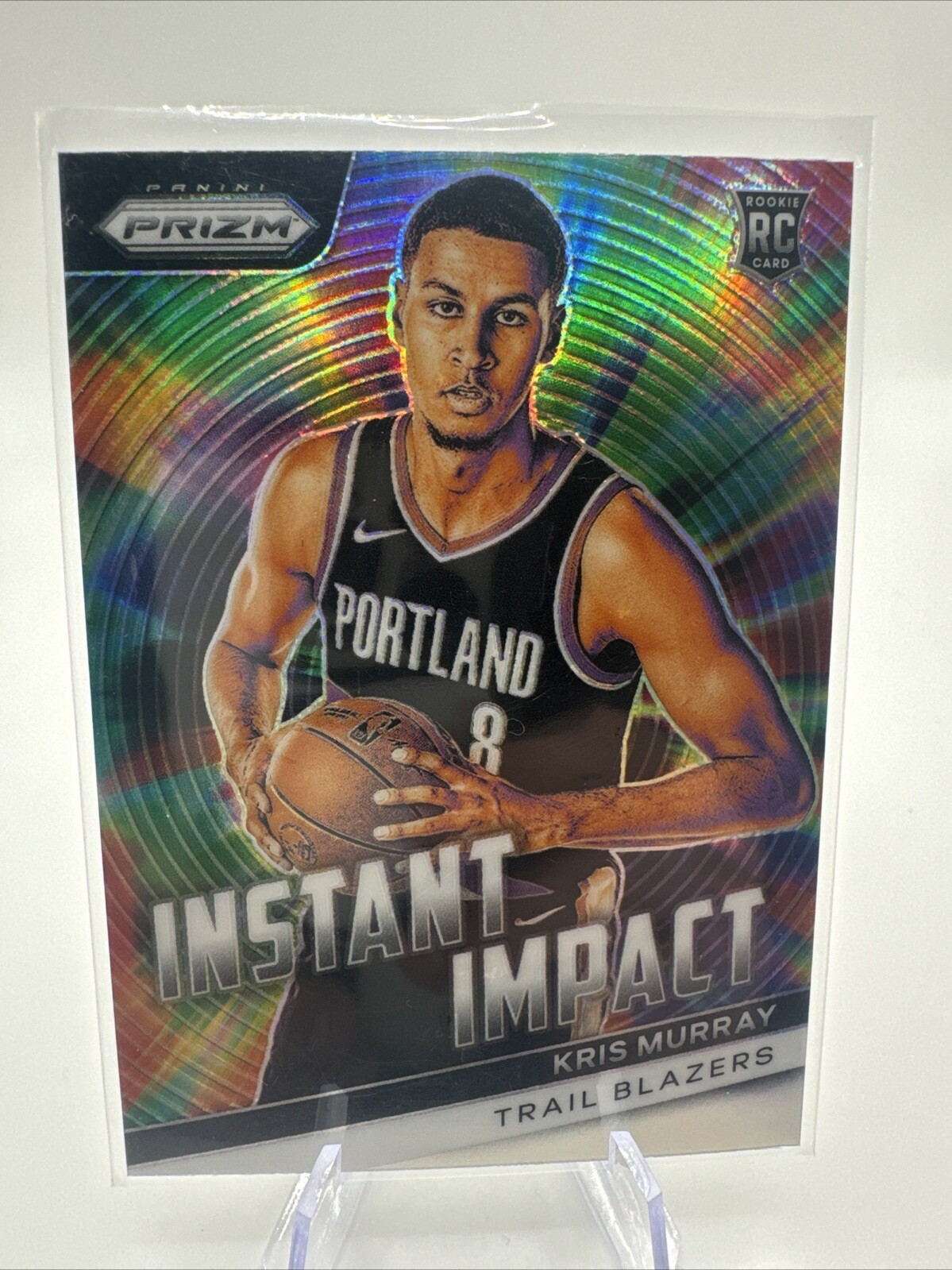 2023-24 Panini Prizm Instant Impact Kris Murray Rookie Card #12