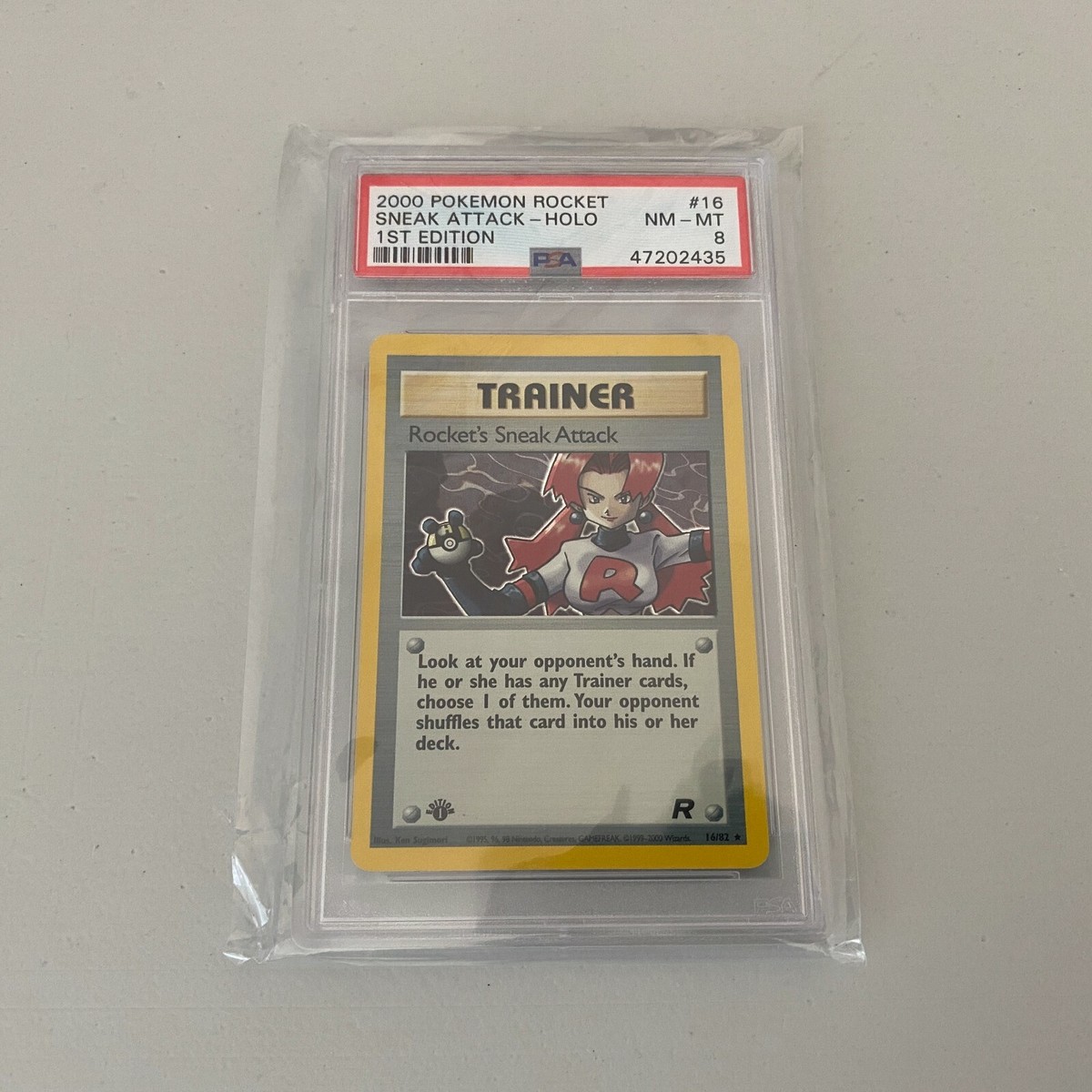 Pokemon Team Rocket Sneak Attack 1st Edition Holo Mint PSA 8 | eBay