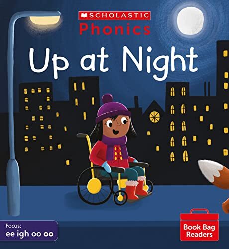 Scholastic Phonics: Up at Night (Set 5). Decodable phonic reader for Ages 4-6. Phase 3 (Phonics Book Bag Readers) - Image 3