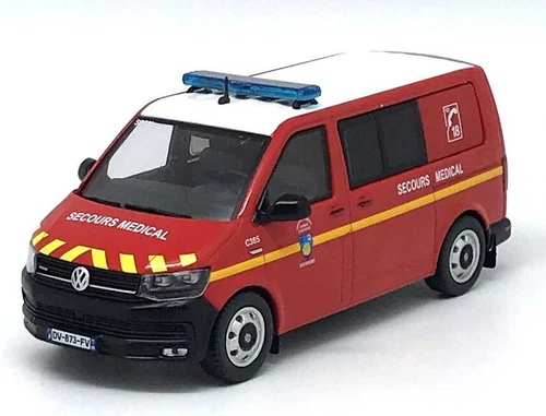Odeon 086 - Volkswagen T6 Pompier SDIS "06 - ALPES-MARITIMES" (1/43)