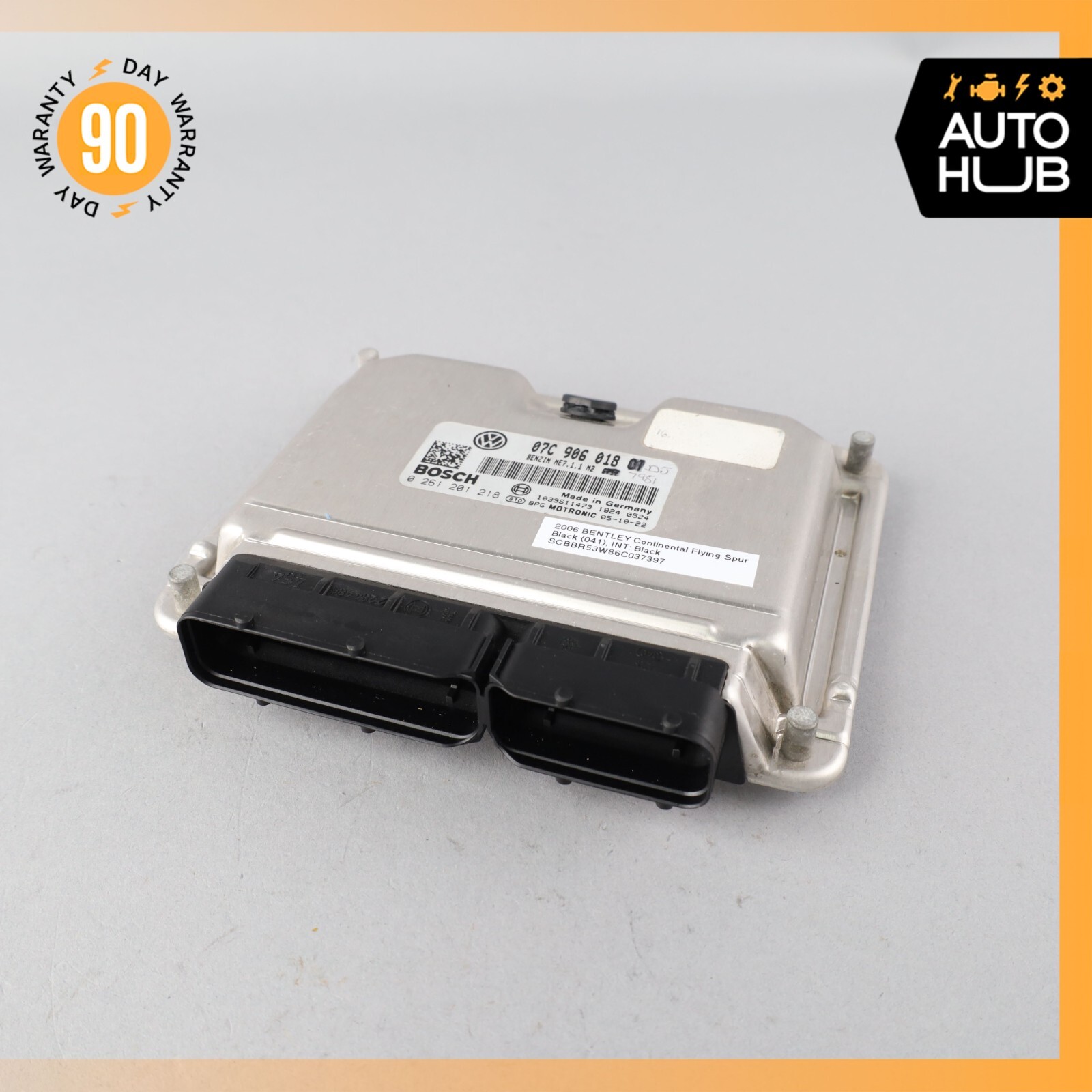 2006 Bentley Continental Flying Spur 6.0L W12 Engine Control Module ECU OEM 67k