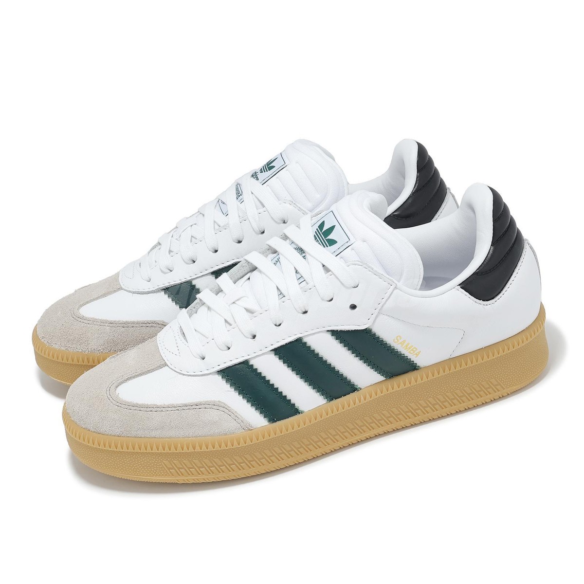 adidas Originals Samba XLG White Collegiate Green Gum Men Platform