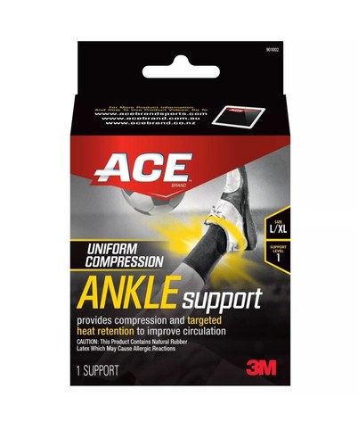 ACE Compression Ankle Support, 901002, Large / Extra Large