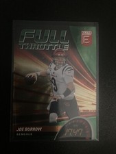 Joe Burrow 2022 Panini-Donruss Elite Football Full Throttle Insert 