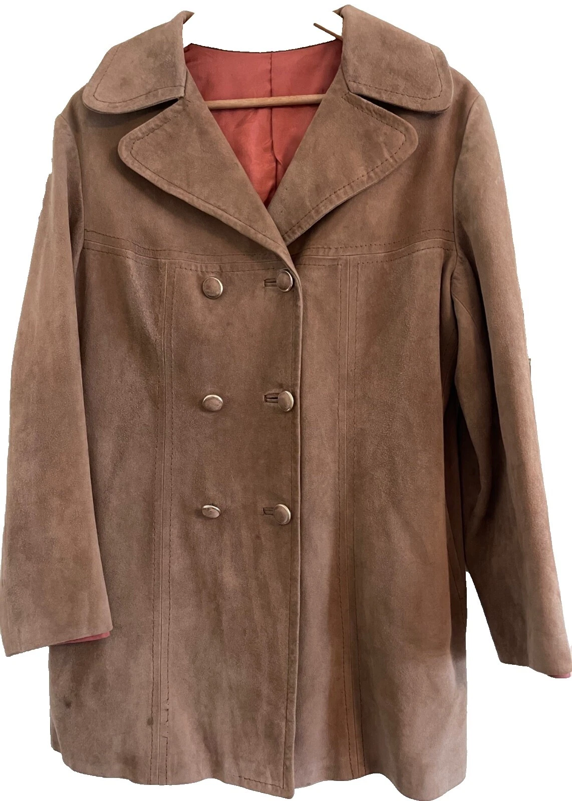 Suede Brown Vintage Coats, Jackets & Vests for Women