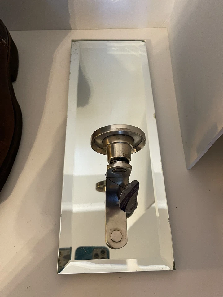 2 herrajes de restauración para colgar pared nuevos en caja apliques velas de vidrio apliques de espejo Foto 3 de 4