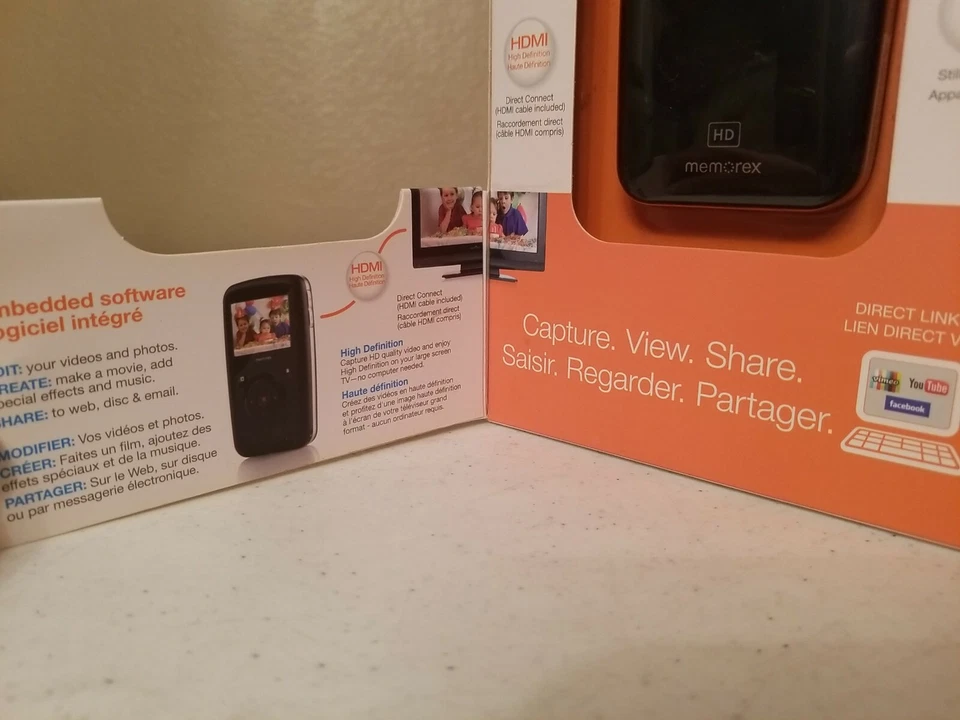 Nueva videocámara de alta definición Memorex My Video MCC225BLK  Foto 2 de 4