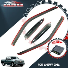 Fits 88-99 GMC Chevy C1500 C2500 K1500 K2500 Window Visors Rain Sun Guard Vent