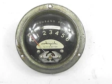 VINTAGE USED AIRGUIDE #650 TACHOMETER 3 INCHES GLASS CONVEX 4 INCHES OVERALL