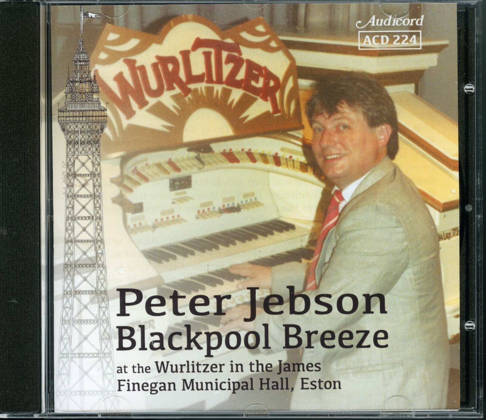 PETER JEBSON - Blackpool Breeze CD (2003) [MINT] Eston Wurlitzer Organ