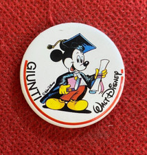 SPILLA PINS GADGET - TOPOLINO WALT DISNEY GIUNTI metallo FUMETTI CARTOON Vintage