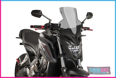 PUIG WINDSCREEN NAKED N.G. SPORT FOR HONDA CB650F 2014 HEAVILY TONED