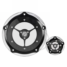 RSD Contrast Cut Clarity Derby Timer Timing Cover Fit For Harley Touring Softail