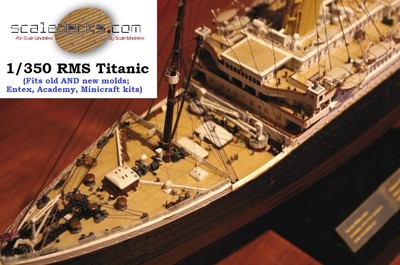 wood deck for 1/350 titanic fits minicraft/others by