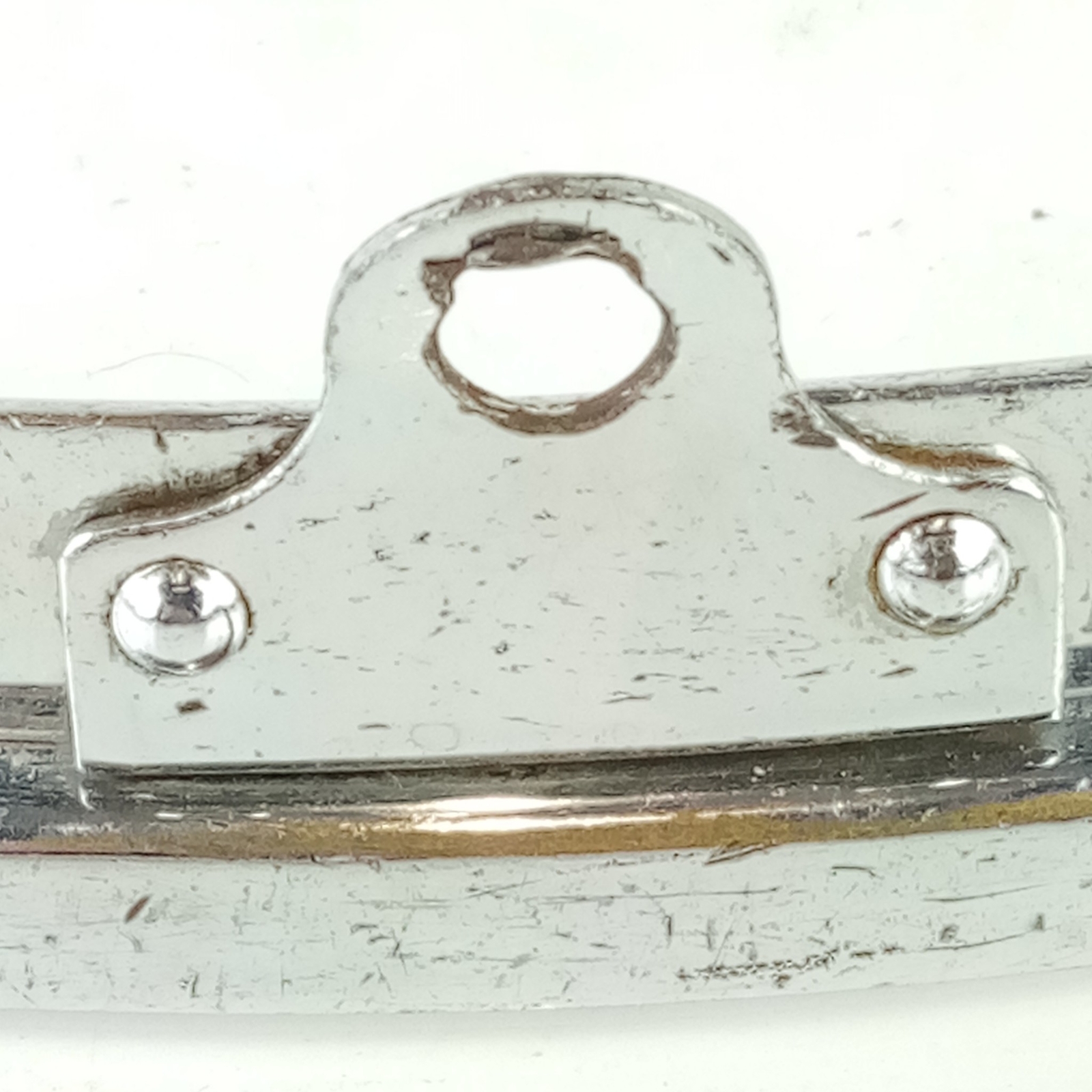 Leedy 15" DoubleFlange COB Snare/Tom Drum Batter Rim/Hoop ChromeBrass