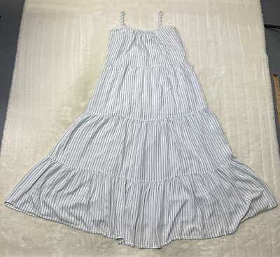 chinese dress ladies CUPSHE Women's Maxi Dresses Straps Paisley Casual Smocked Ruffled Slit A  Line Long Beach Summer Dress Blue Striped, XS at Amazon Women's Clothing  store