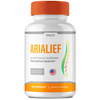 (1 Pack) AriaLief Nerve Support Brain & Cognitive Health Pills (60 Capsules)