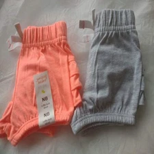 NEW Jumping Beans Shorts Lot (2) NWT Newborn