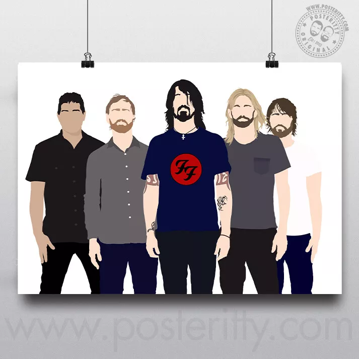 Poster Music Foo Fighters, Canvas Foo Fighters