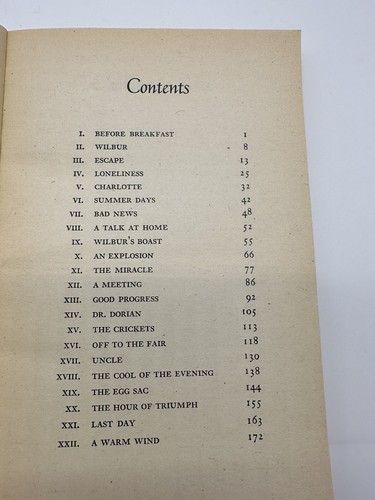 Charlotte's Web by E.B. White A Harper Trophy Book, 30th Printing 1973 - Picture 5 of 5